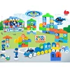 DIY Block Set STEM Toys Scenes of Police set Engineering Construction Team Set