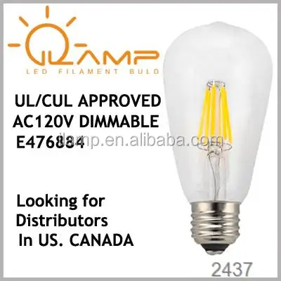 St64 amber 6 w filament led clip biljart verlichting, led-lichtbalk ... St64 amber 6 w filament led clip biljart verlichting, led-lichtbalk ...