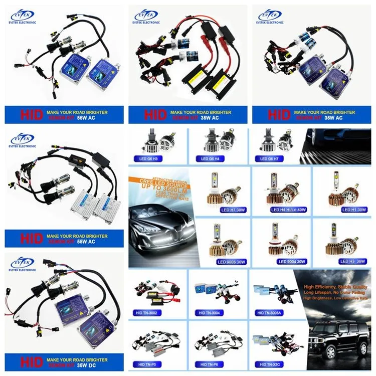 H1 H3 H4 H7 H11 H9 H10 35w Ac Slim Hid Xenon Kit Hid Headlights Slim
