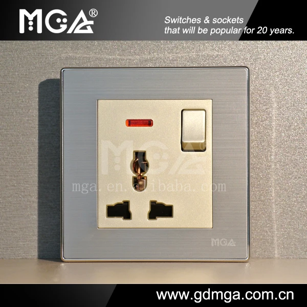 16a Universal Electrical Wall Outlet / Multifunction Socket