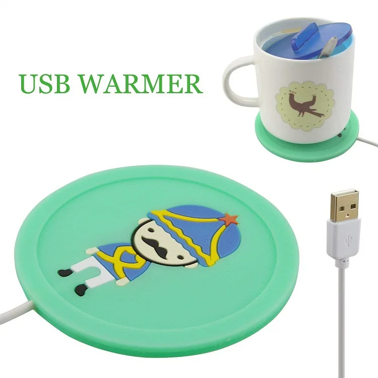 Usb Silicone Hot Drinks Beverage Cup Mat Heat Warmer Heater Milk Tea