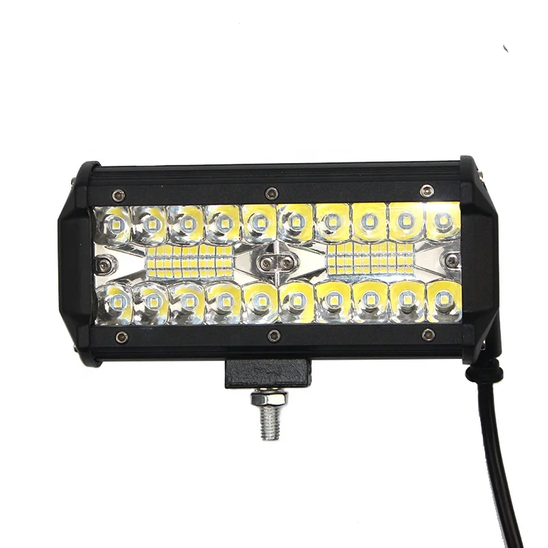 Best Cheap 3row LED Light Bars for Trucks - 7 inch Rated 120W - Quality SMD LEDs - Factory Wholesales