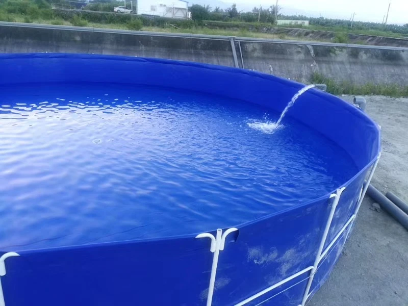Collapsible water barrel Tarpaulin Fish Pvc Tanks for farm