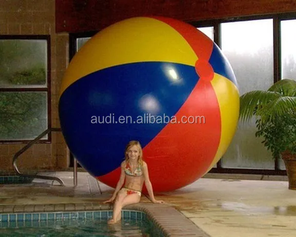 beach ball 140cm *Blue-White-Red* big Inflatable Riesen aufblasbare wasserball 
