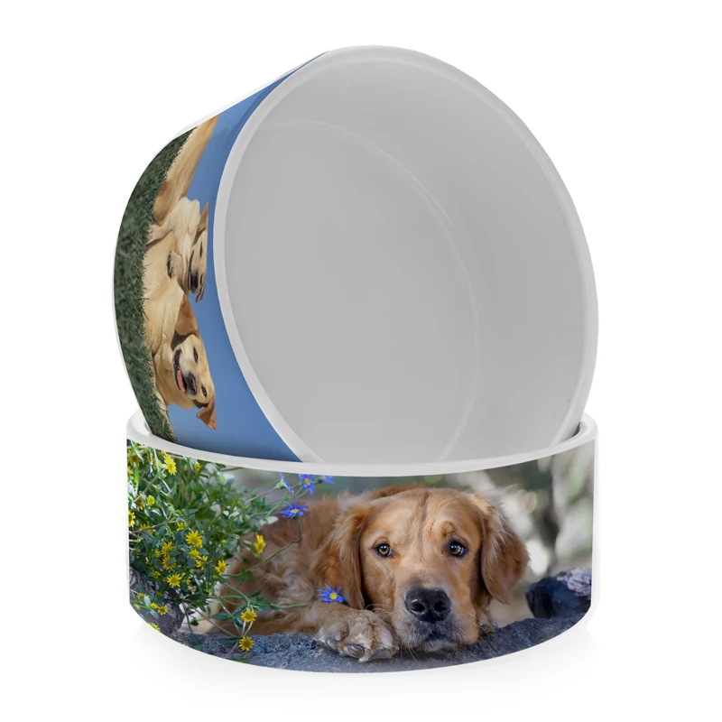 Sublimation Personalized Dog Bowl Buy Personalized Dog Bowl,Ceramic