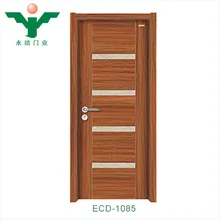 פלסטיק מרוכבים דובדבן עץ מוצק דלת מגורים פנים אש הוכחת עץ דלת