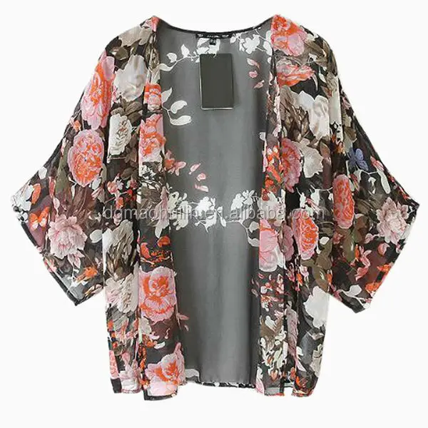 chiffon kimono jacket styles