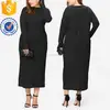 New Fashion Cotton Drop Shoulder Maxi Daily Dress Manufacture Wholesale Fashion Women Apparel (TA5067D)