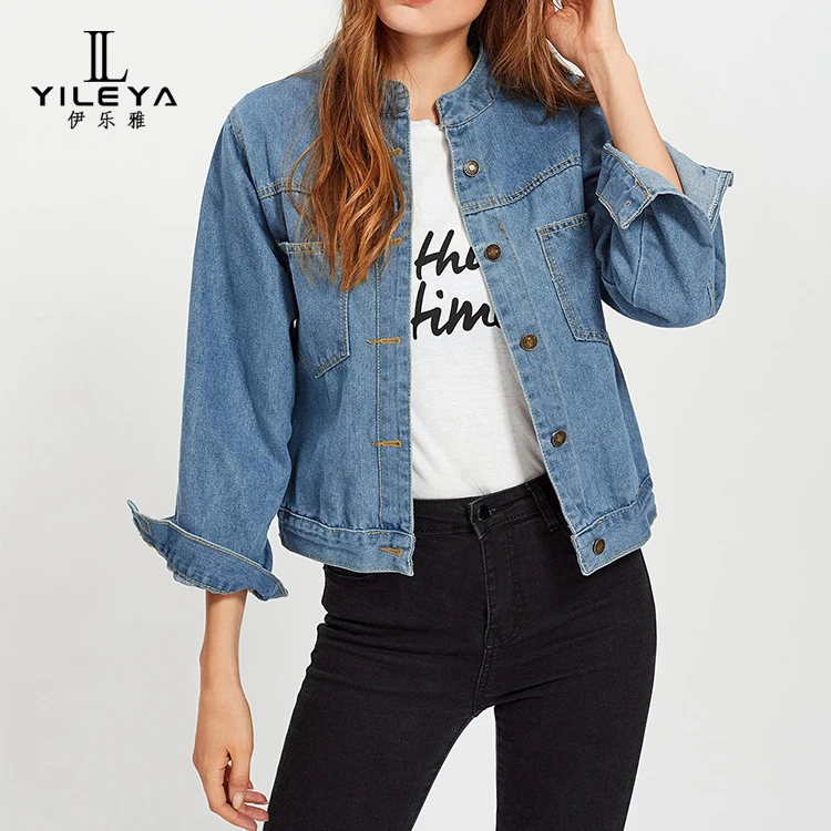 Different types of jeans coat design,women denim coats & jackets