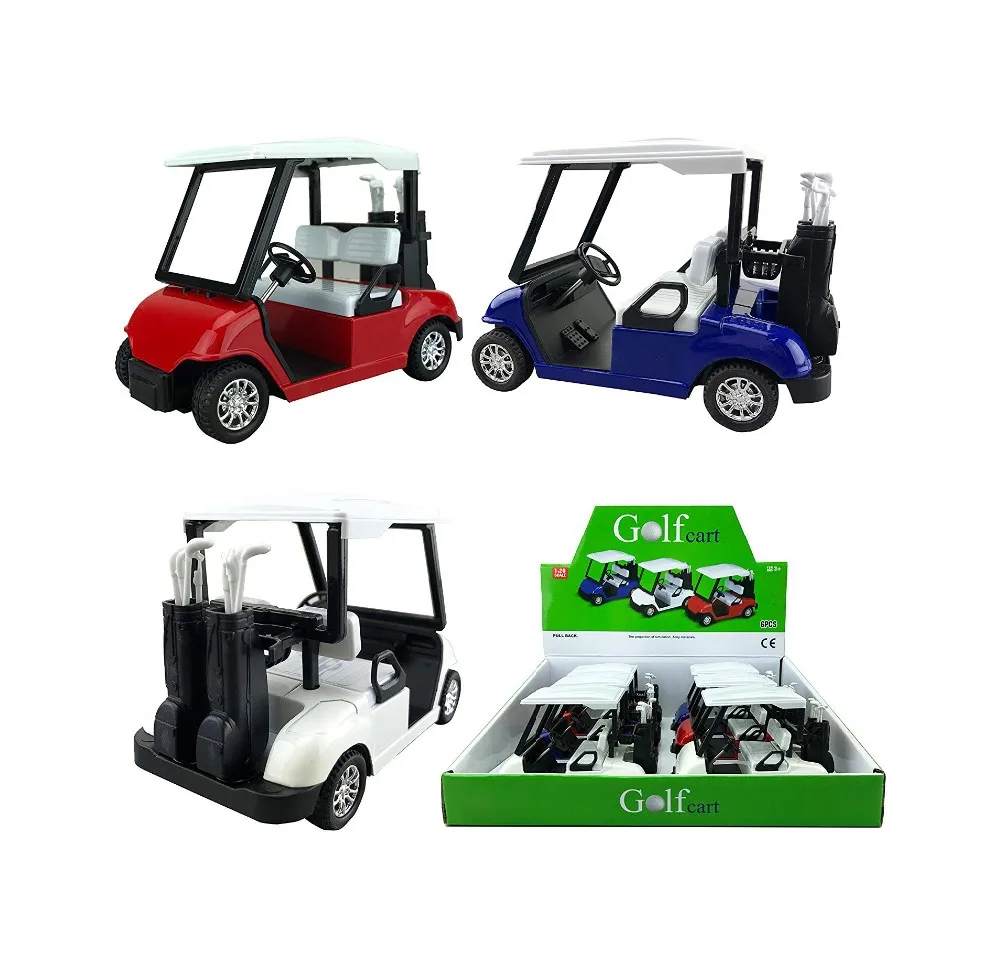 6 Pack Diecast Metal Golf Cart Model Toy 120 Scale Vehicle Buy Golf Party Decorations,Golf