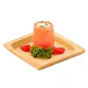 Carved Bamboo Dinner Plate wedding restaurant Perfect For Desert, Snack On sale