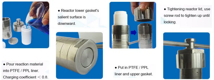 Titanium High Pressure Hydrothermal Reactor / Stainless Steel Reactor 20 l