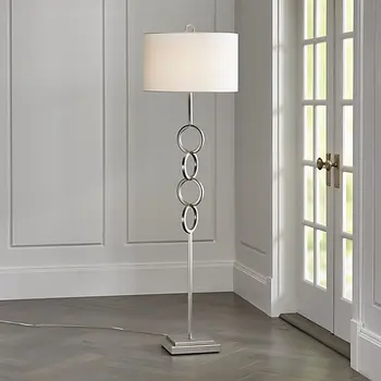 steel floor lamp