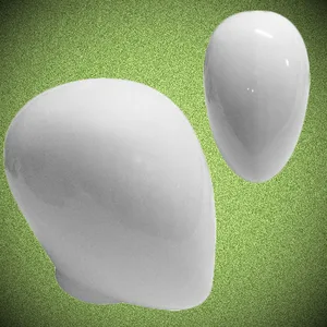 abstract mannequin with faceless egg head