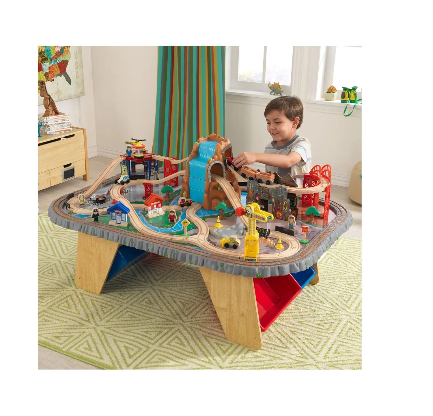 kidkraft train table dimensions