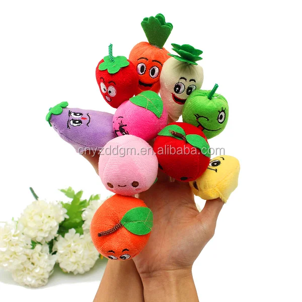 plush vegetables