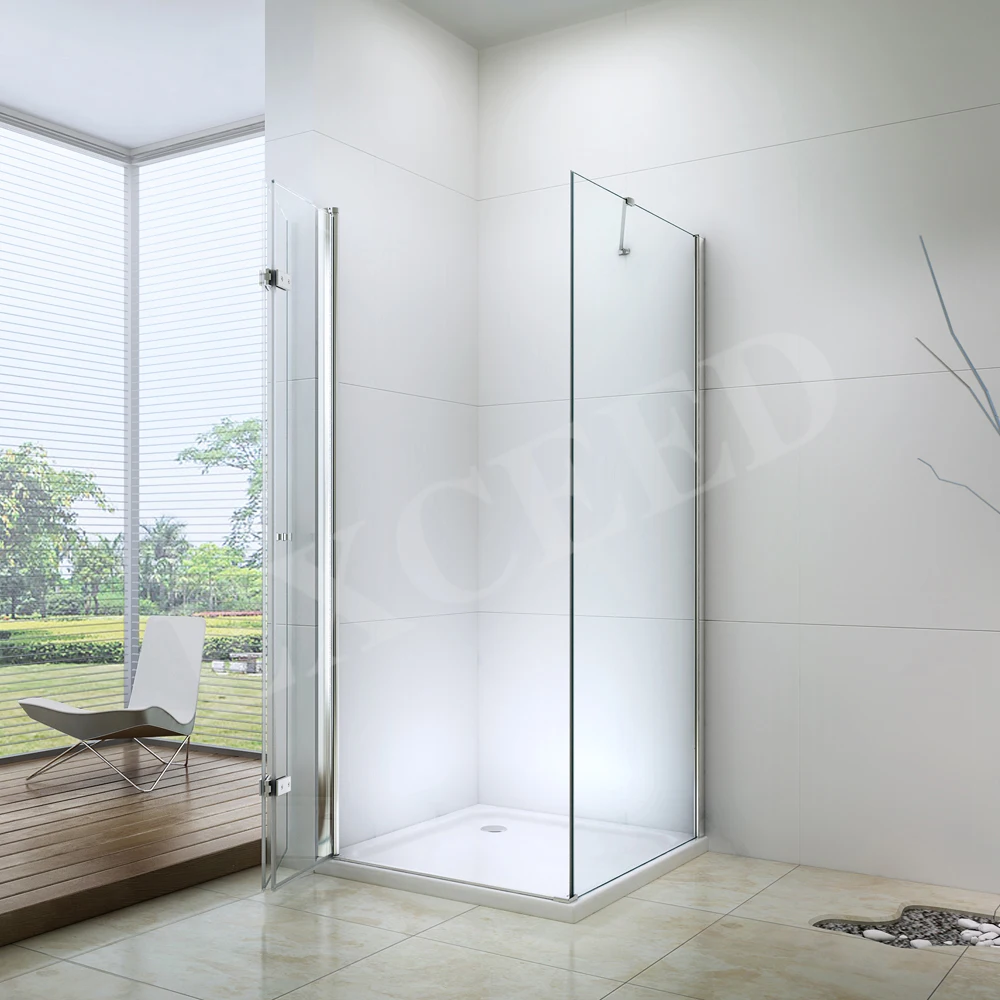 The Semiframeless Bifold Door Acrylic Shower Door Ex215 Buy Acrylic