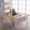 high end tech executive office wooden desk with modesty panel office desk furniture made in China