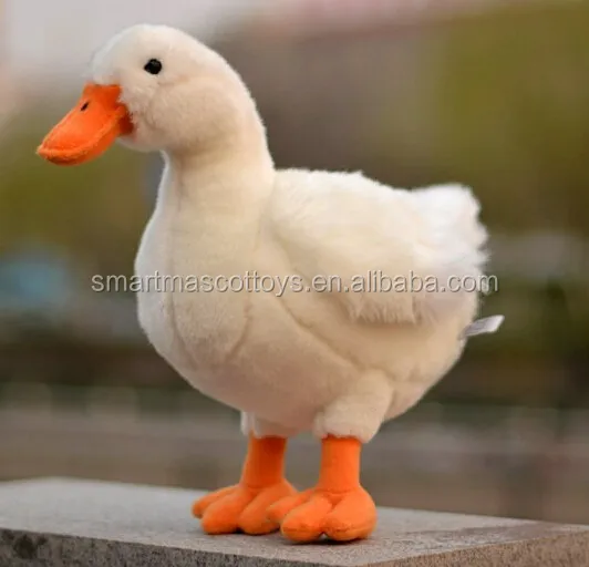 white duck stuffed animal