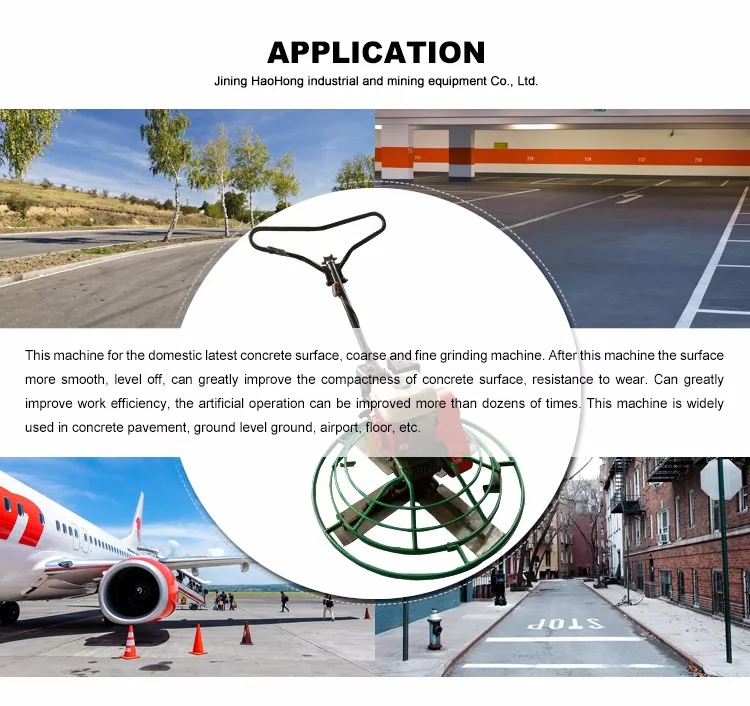 Road Building Construction Tools Concrete Power Trowel Finishing Machine For Sale 