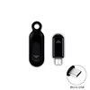 Black Infrared Remote Control Appliances For Micro USB Interface