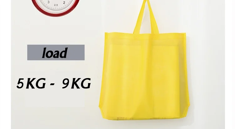 Customized Logo Printed Tote Bag Foldable Reusable Shopping Folding Non Woven Bag With Handle