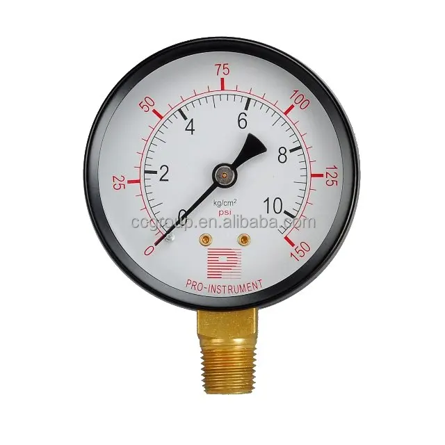WIKA vakumm or pressure gauge connection below 1//2 inch ø80mm ø100mm ø160mm Water