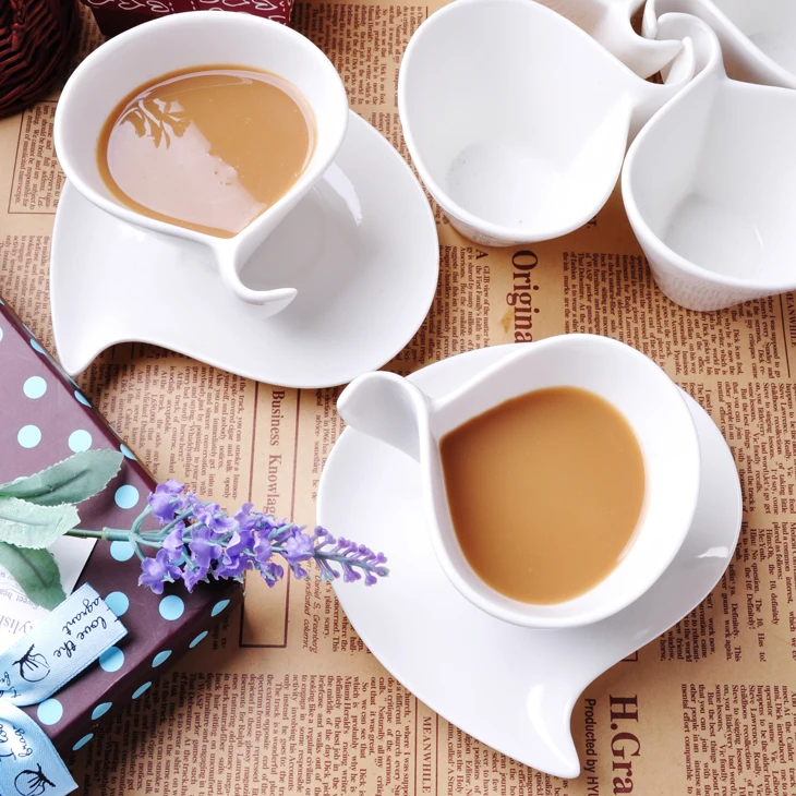 Fashion Fancy Bone China Coffee Cup Set White Ceramic And Fashion Fancy Bone China Coffee Cups Set White Ceramic Tea Cup And Saucer Spoon