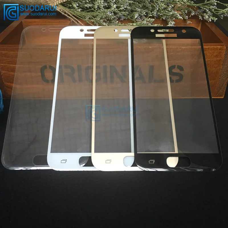 9H Full Cover Tempered glass Screen Protector film For Samsung Galaxy A3 2017 / A5 2017 / A7 2017
