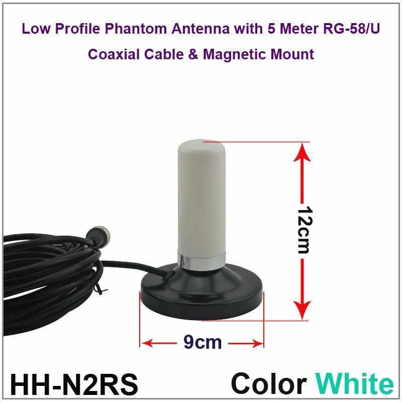HH-N2RS Dual Band NMO Antenna MOTOROLA CAR Mobile Radio 5M Magnetic Mounts  Cable 