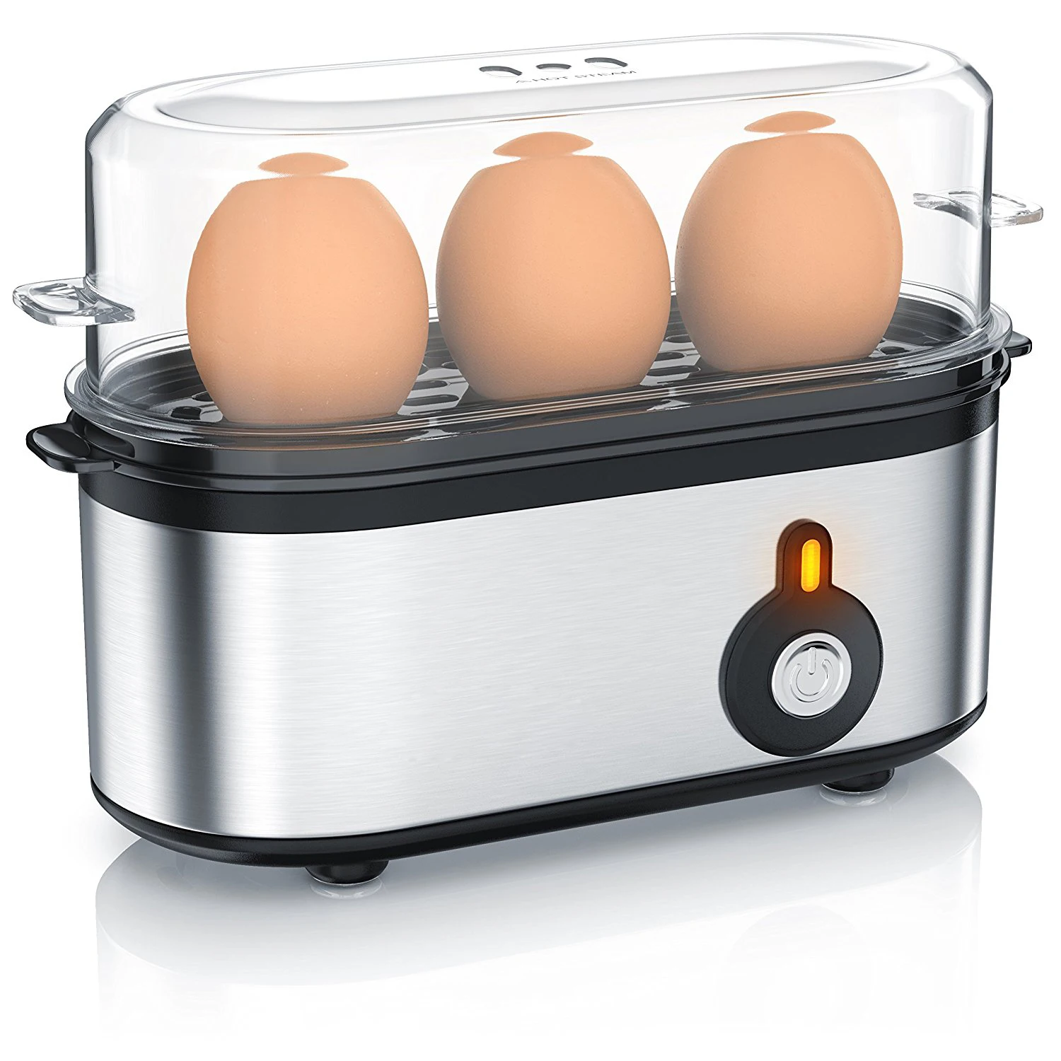 New Electric Mini Egg Cooker Bolier For Kid Homemade 3 Eggs With