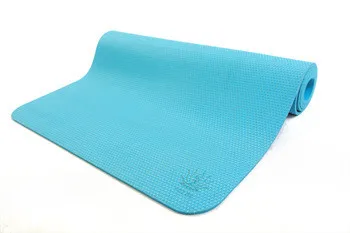 Tigerwings new arrival eco rubber yoga mat, yoga towel with rubber backed