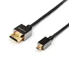 Gold Plated Aluminum Shell male to male 4k Slim Micro hdmi cable