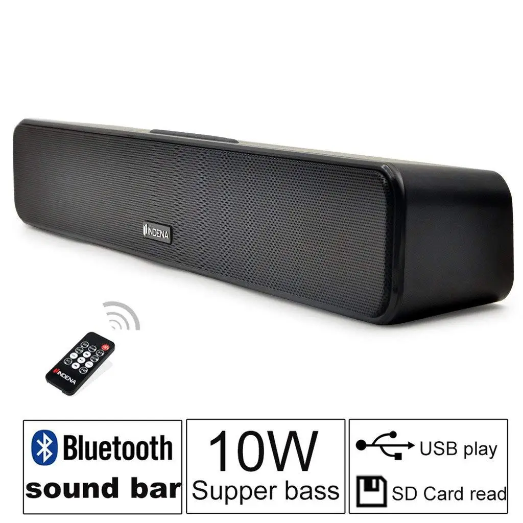 gentek s8 wireless sound bar speaker