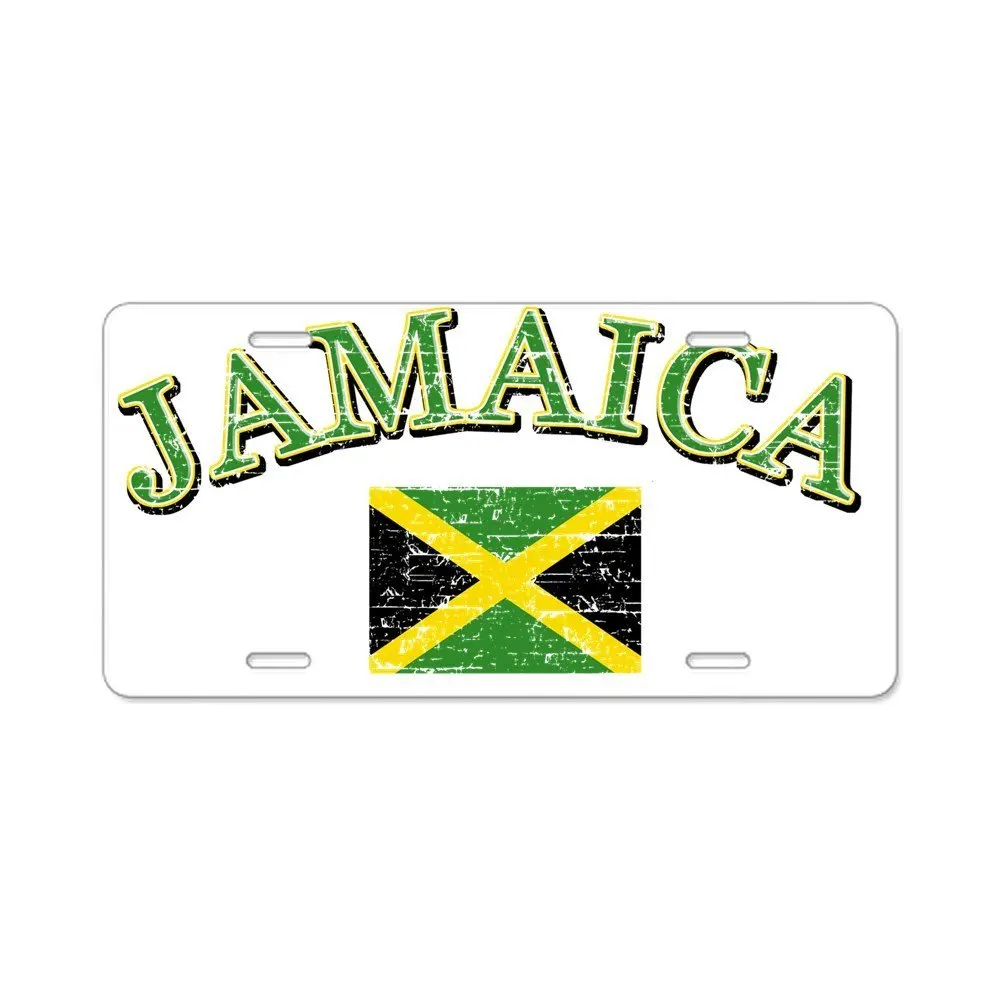 Front License Plate Aluminum License Plate Vanity Tag CafePress Jamaica