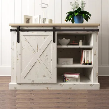 Meijia Soolid Wood Cabinet Closet Door With 39 Mini Strap Wooden