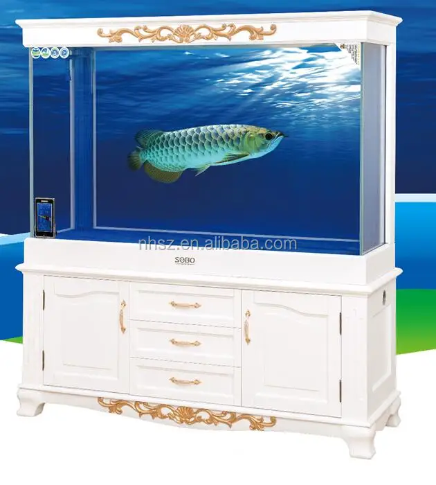 Fish Tank Aquarium Cabinet Aquarium Led Lighting Tropical Large