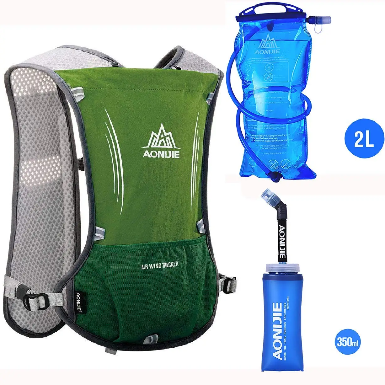 JEELAD 1.5//2// 3L BPA Free Hydration Bladder Water Reservoir for Camping Hiking Backpack Cycling