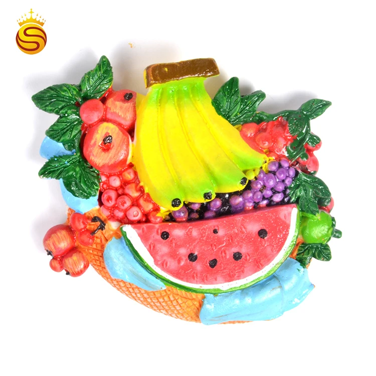 DRAGON Fruit World Refrigerator 3D Fridge Magnet Memo Holder Souvenir Gift