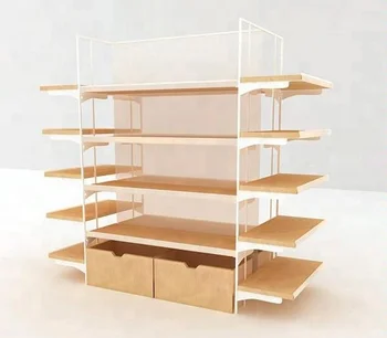 Wooden Display  Shelves Miniso  Style Buy Convenience 
