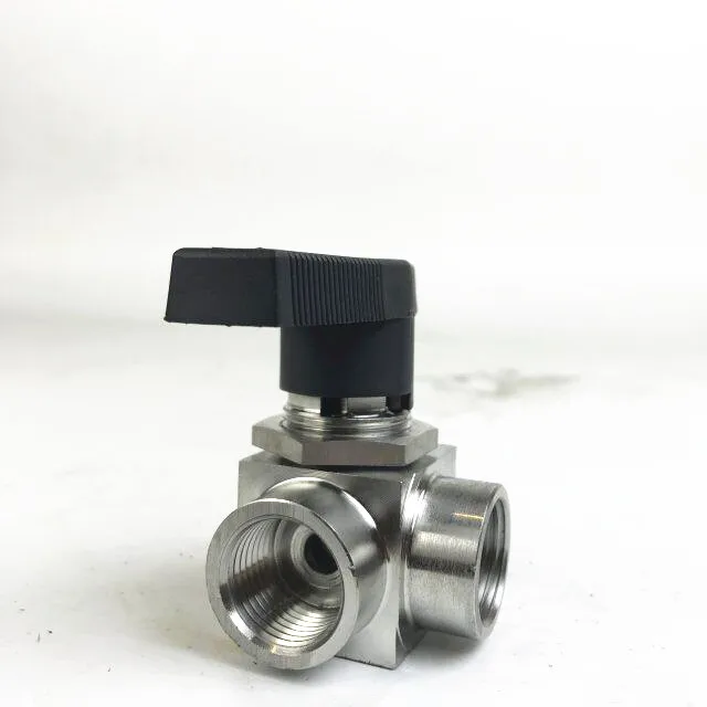 Stainless steel SS welding 3 way ball valve