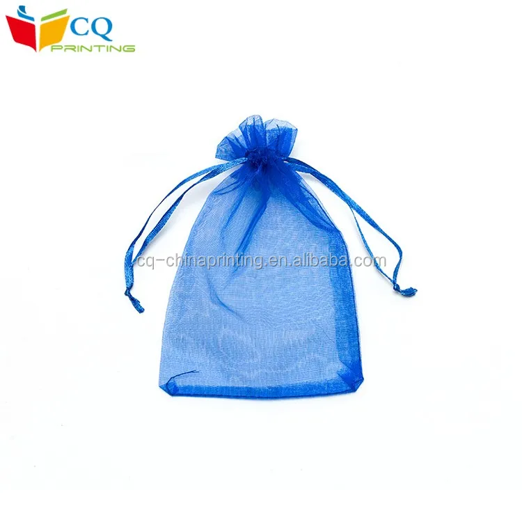 Wholesales Jewelry Drawstring Gift Organza Pouch/small Christmas Gift