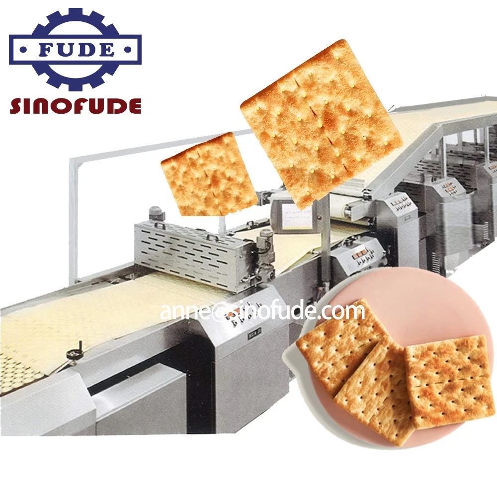 hard and soft soda cracker biscuit making forming machine small biscuit production line form shanghai