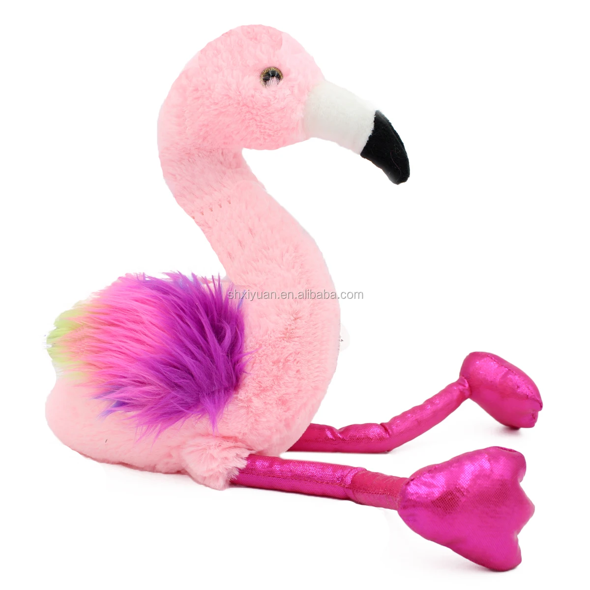 stuffed flamingo head