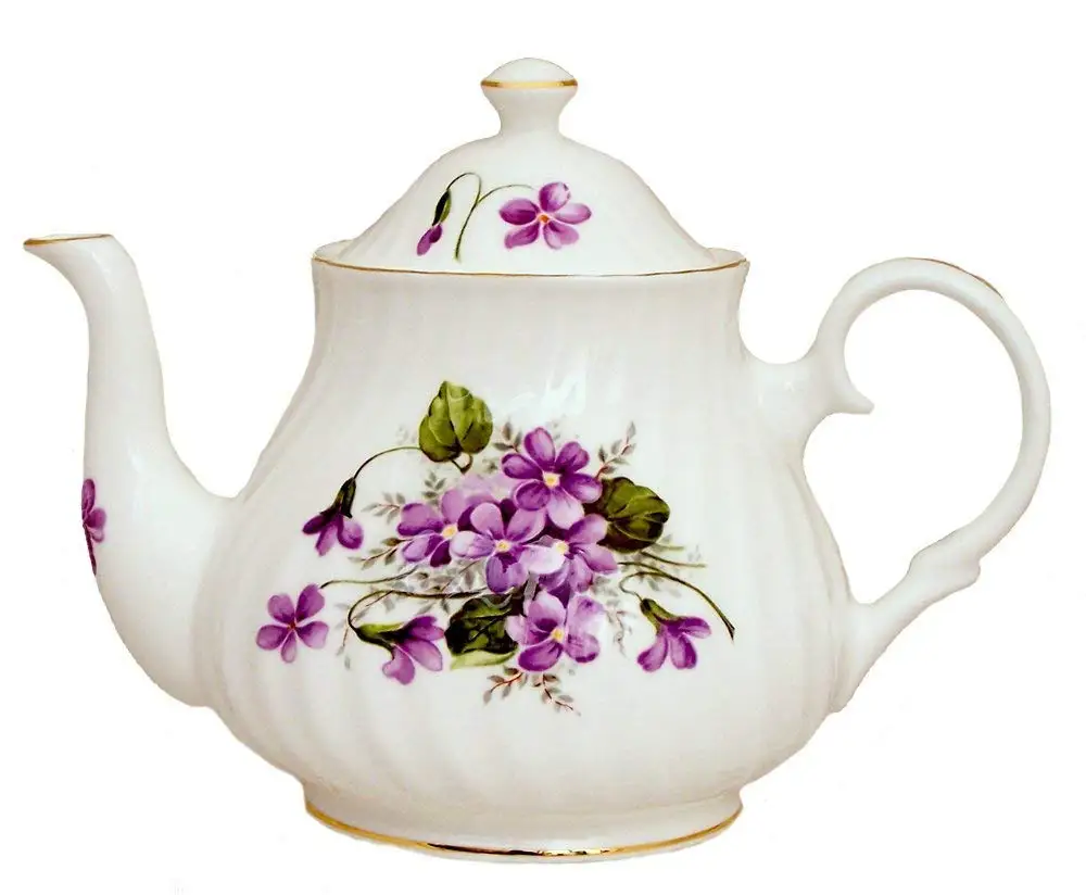 Buy Fine English Bone China Teapot 6 Cup Wild