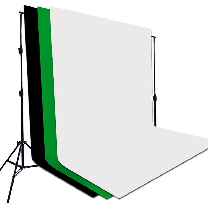 2.8m X 3m Studio Photography Chromakey Green Screen Background Photo Backdrop Lighting stand