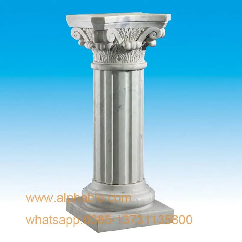 Architectural Corinthian Pillar Of Solid Marble Roman ...