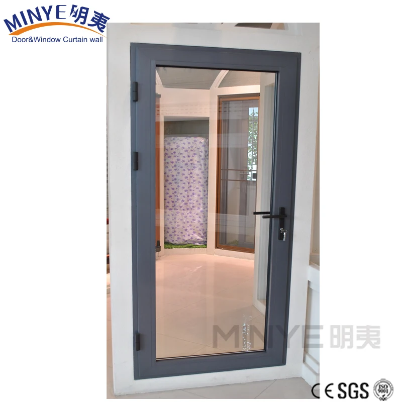 Отель дизайн противопожарные входная дверь с алюминиевым профилем/огонь двери