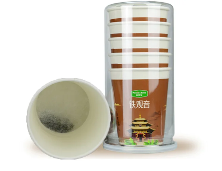 Merlin Bird Cup bottom tea organic oolong tea with filter paper - 4uTea | 4uTea.com