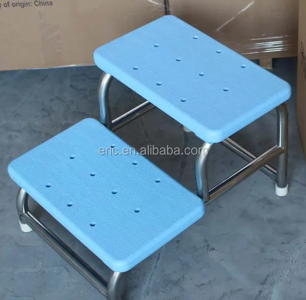 Home Bed 2 Step Stool Hospital Double Foot Step,Escalon Plastico Doble